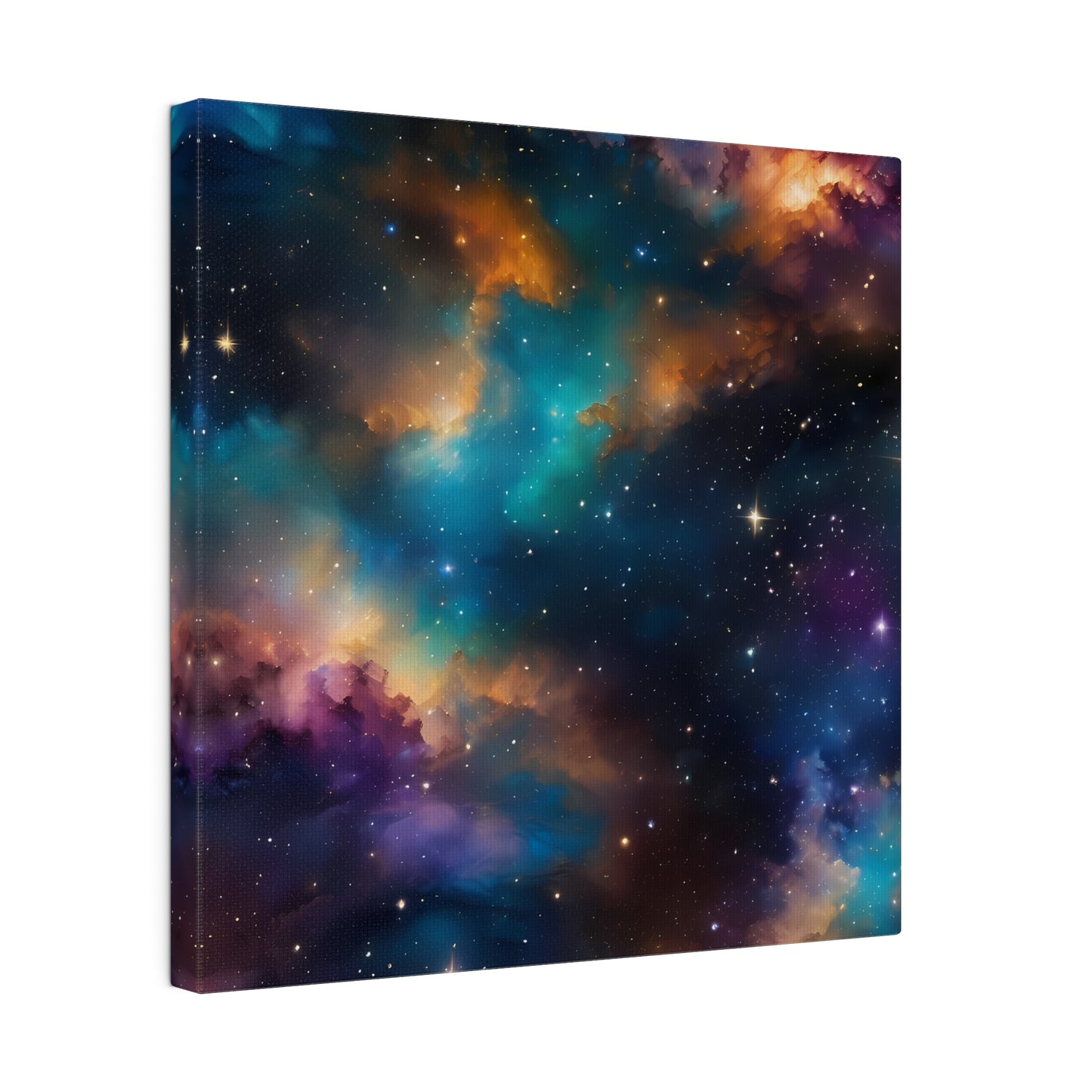 Alcohol ink Galaxy Matte Canvas, Stretched, 0.75"