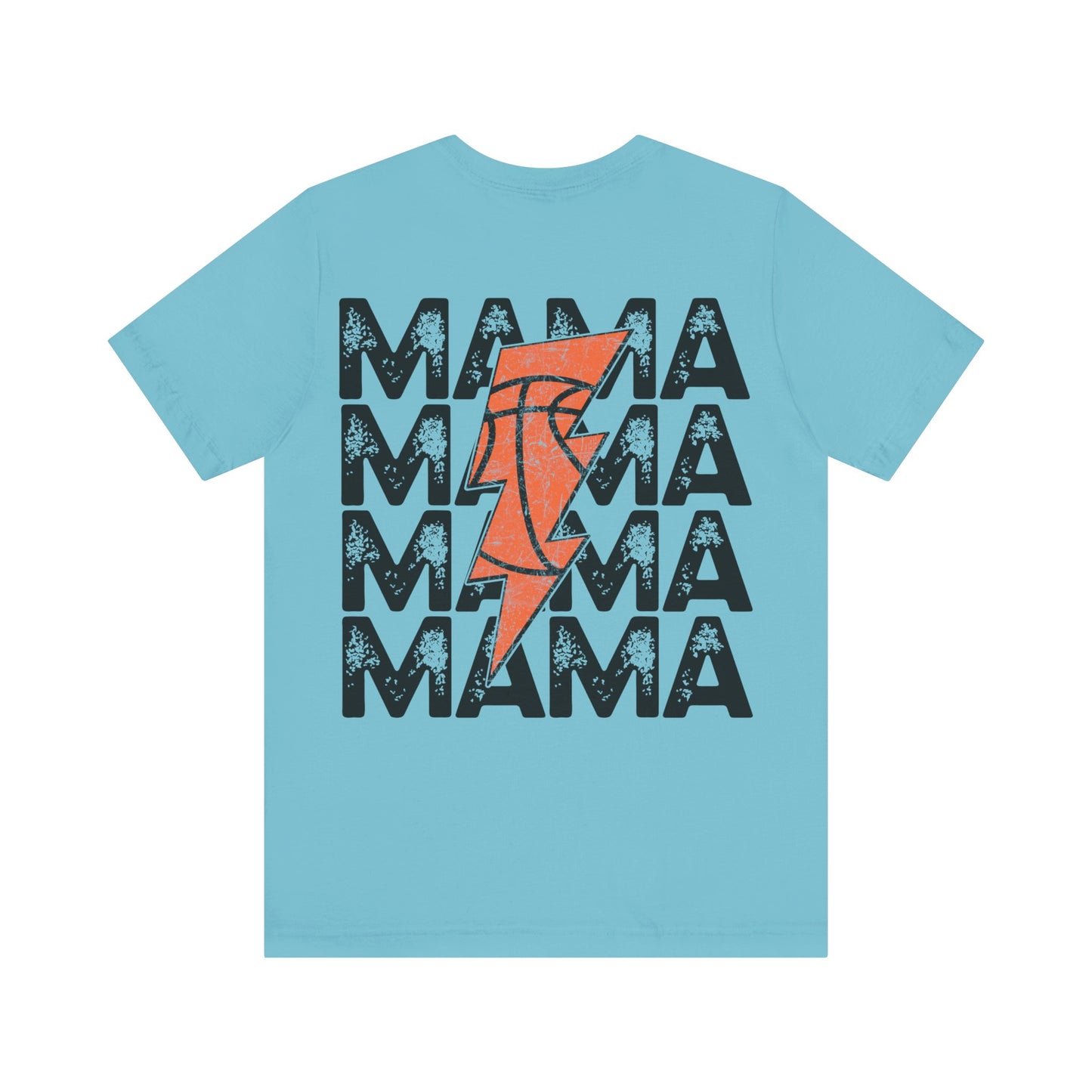 Distressed football mama Unisex Jersey Short Sleeve Tee