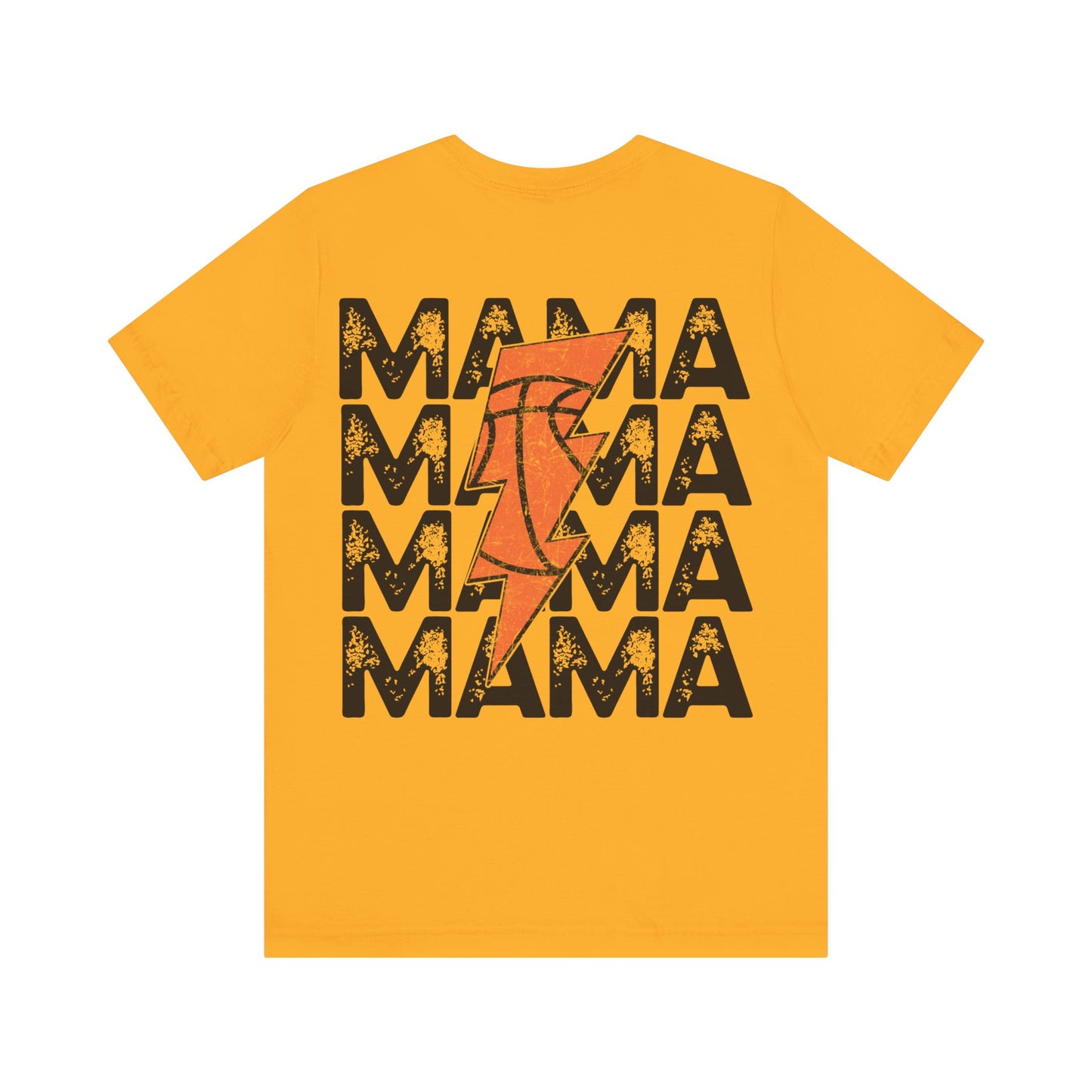 Distressed football mama Unisex Jersey Short Sleeve Tee