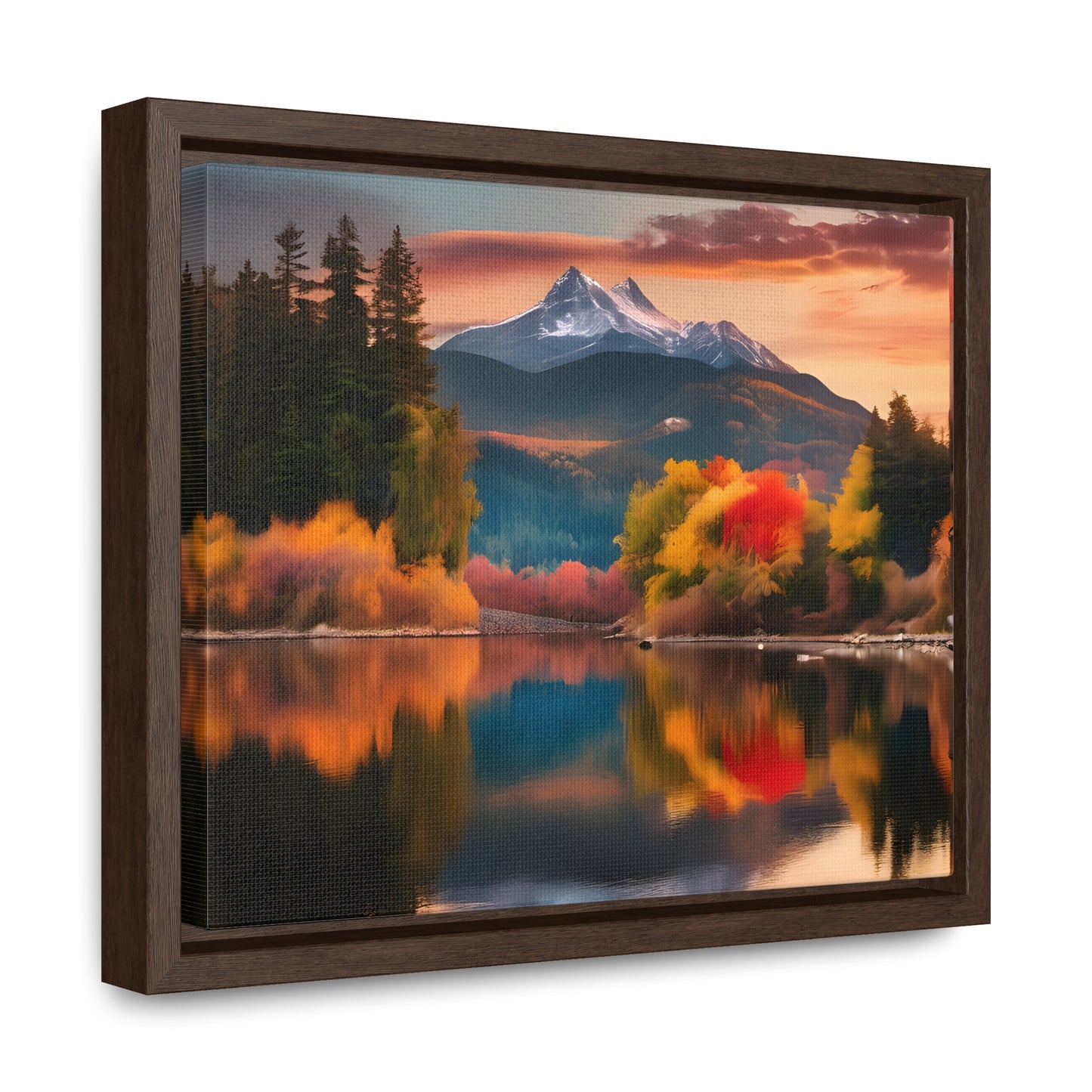 Scenic Mountain View.Gallery Canvas Wraps, Horizontal Frame