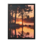 Lake sunset Gallery Canvas Wraps, Vertical Frame