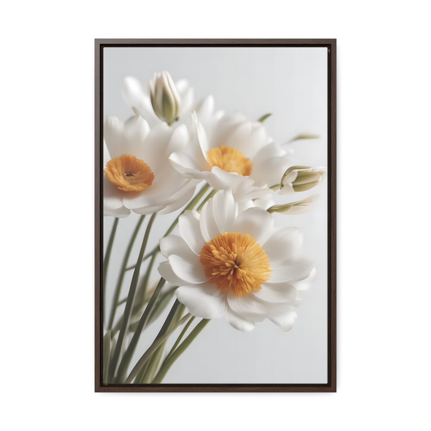 Daisy Gallery Canvas Wraps, Vertical Frame