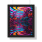 Psychedelic lobby Framed Vertical Poster