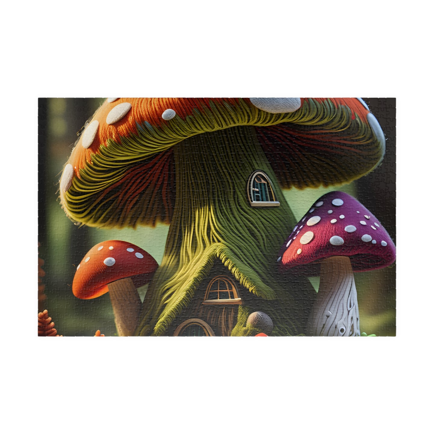 Mushroom cottage Puzzle (110, 252, 520, 1014-piece)