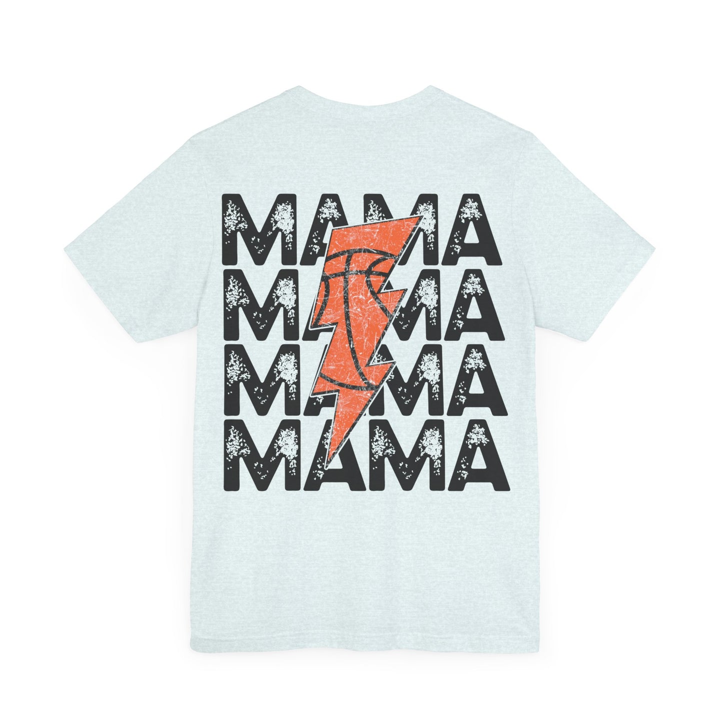 Distressed football mama Unisex Jersey Short Sleeve Tee