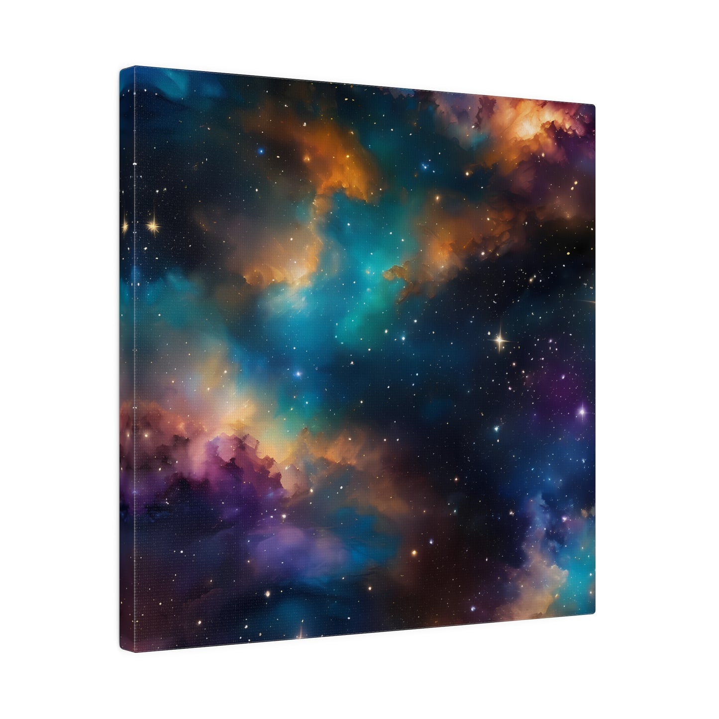 Alcohol ink Galaxy Matte Canvas, Stretched, 0.75"