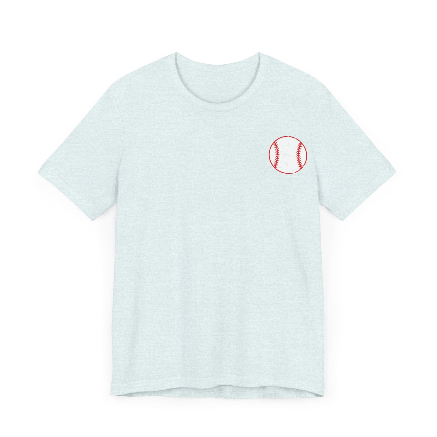 Distressed baseball mama Unisex Jersey Short Sleeve Tee