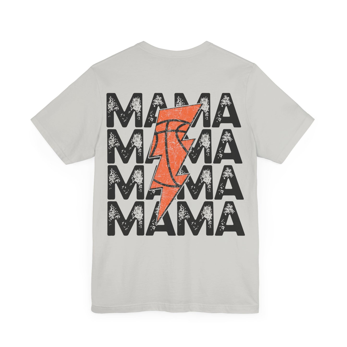 Distressed football mama Unisex Jersey Short Sleeve Tee