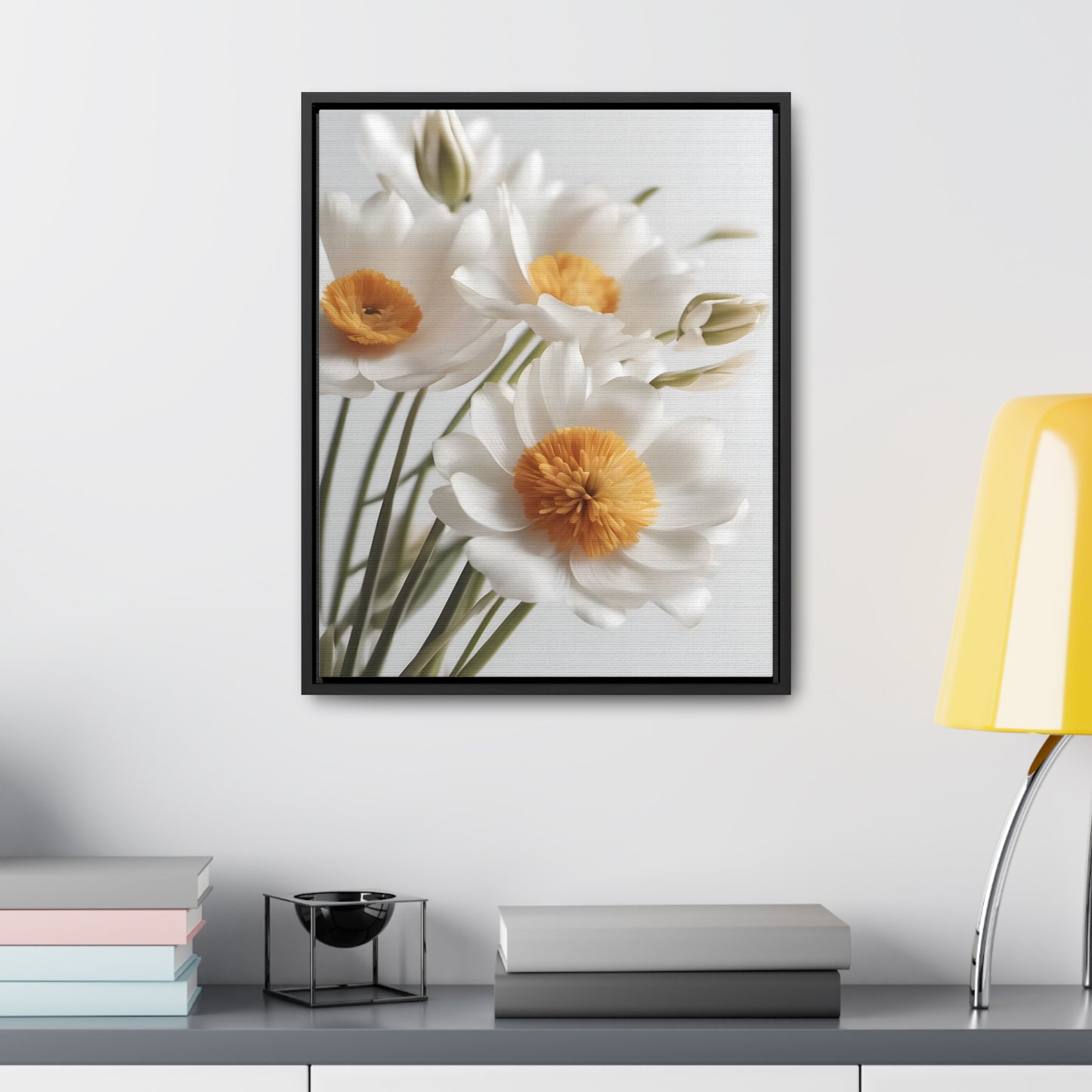 Daisy Gallery Canvas Wraps, Vertical Frame