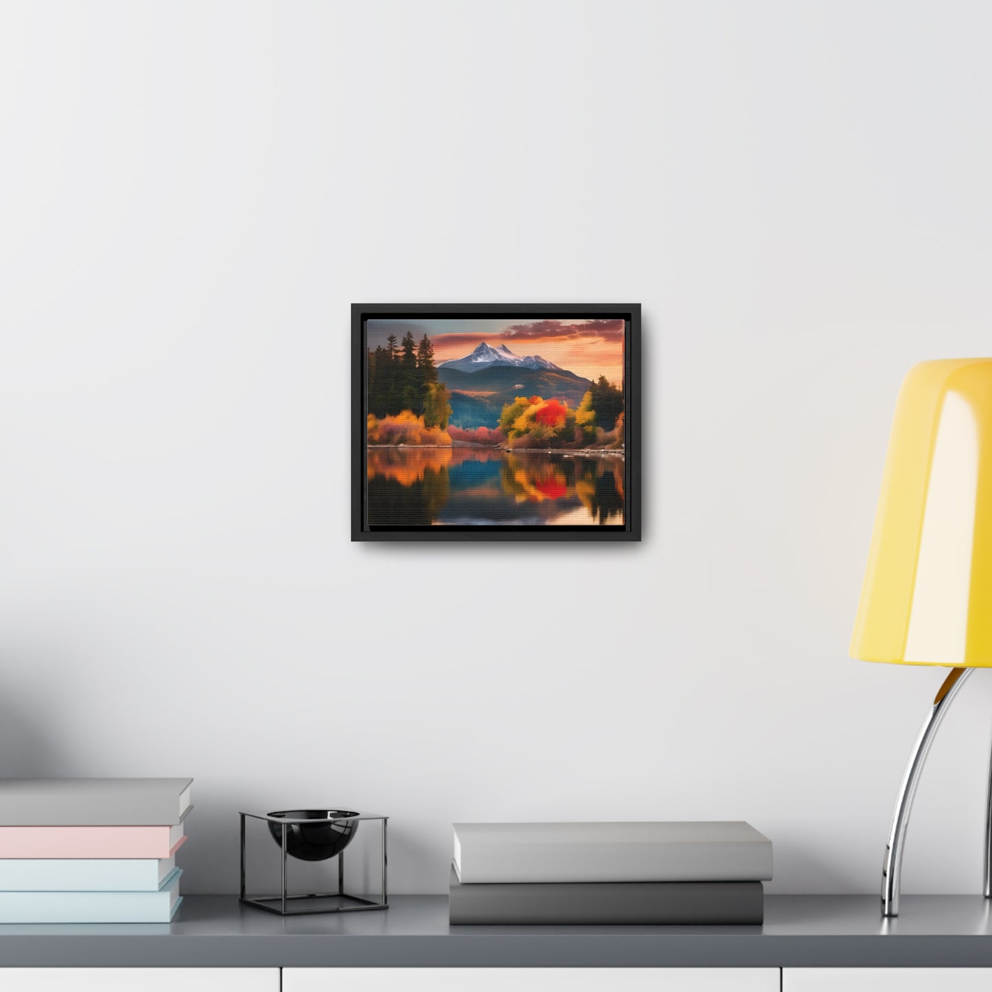 Scenic Mountain View.Gallery Canvas Wraps, Horizontal Frame