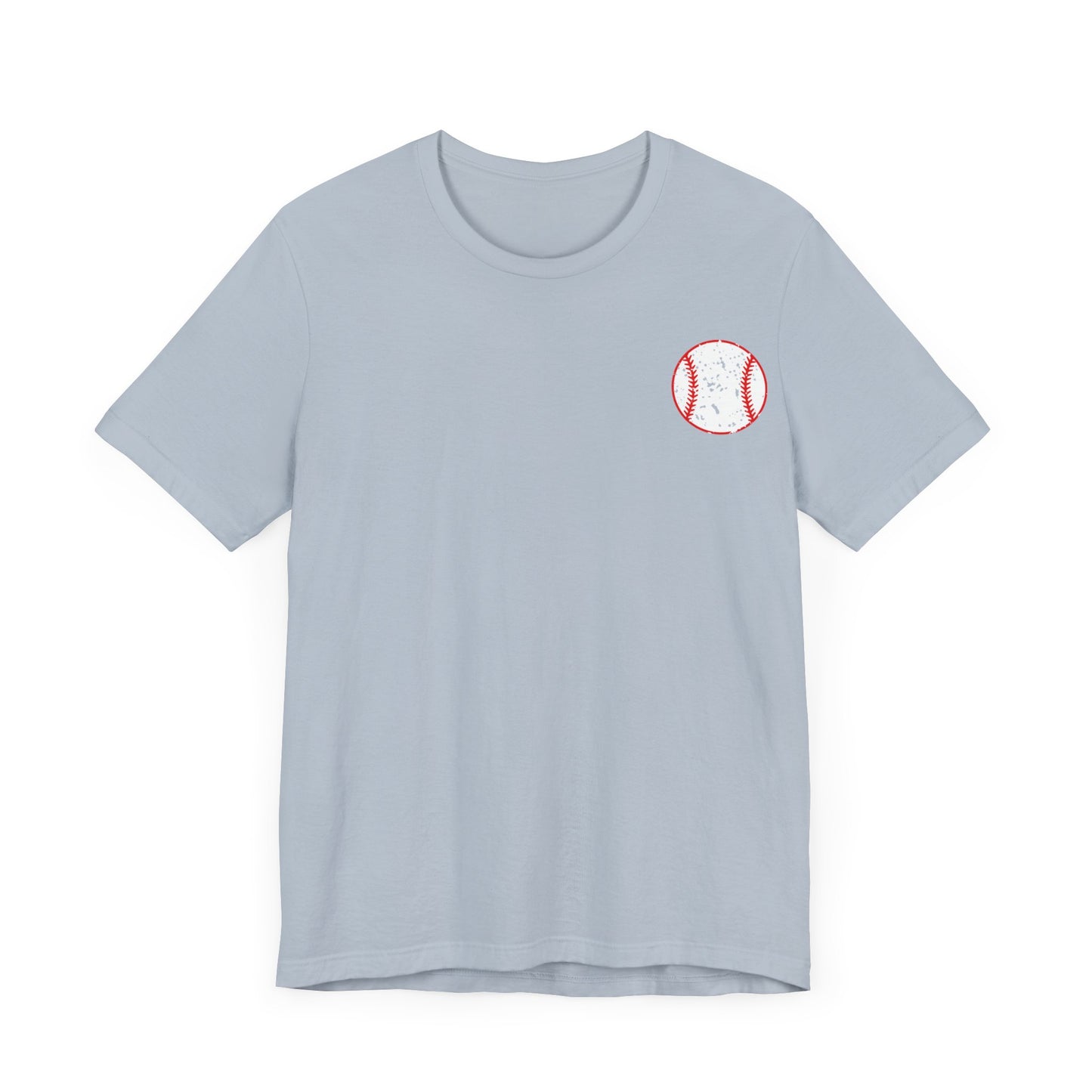 Distressed baseball mama Unisex Jersey Short Sleeve Tee