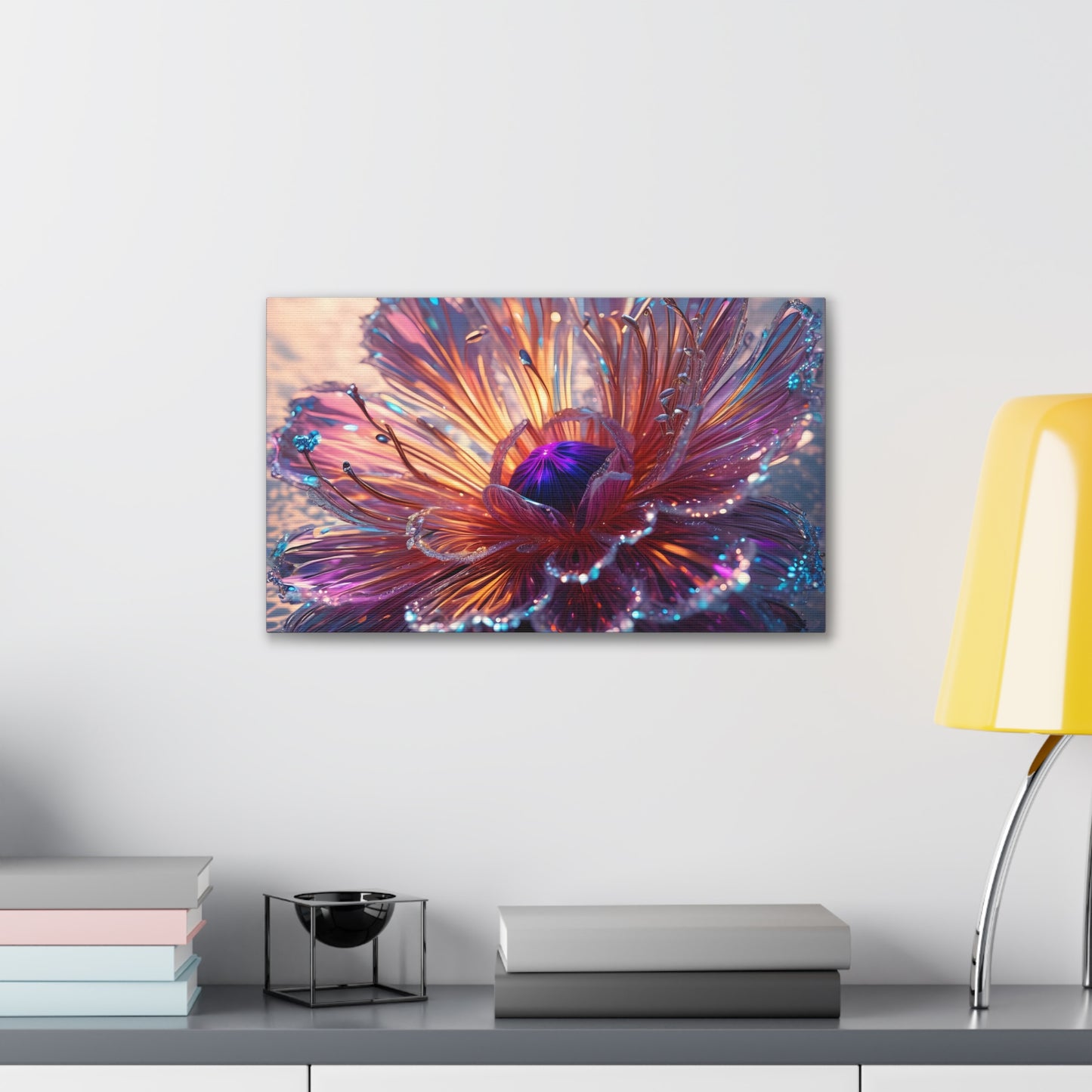 Fiber optic flower 2 Canvas Stretched, 0.75"