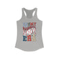 Baseball mom era Women's Ideal Racerback Tank