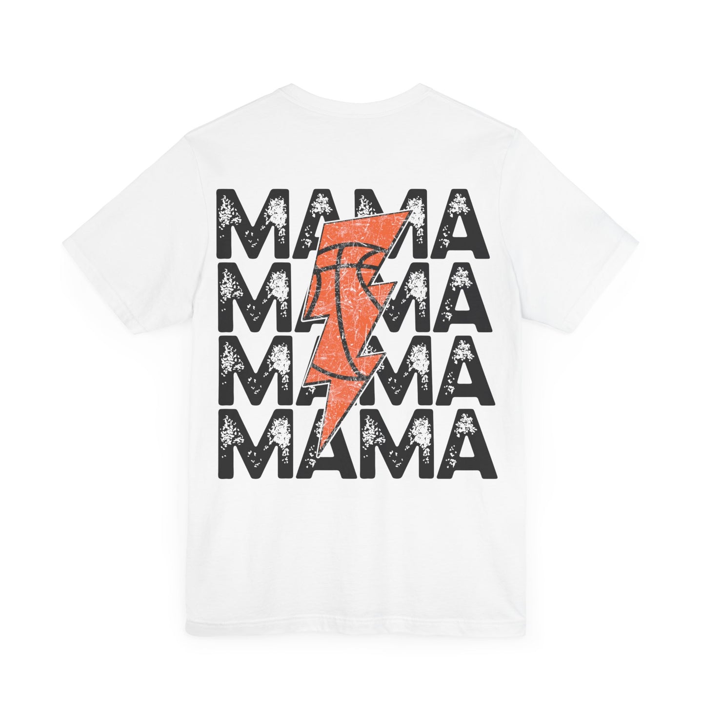 Distressed football mama Unisex Jersey Short Sleeve Tee