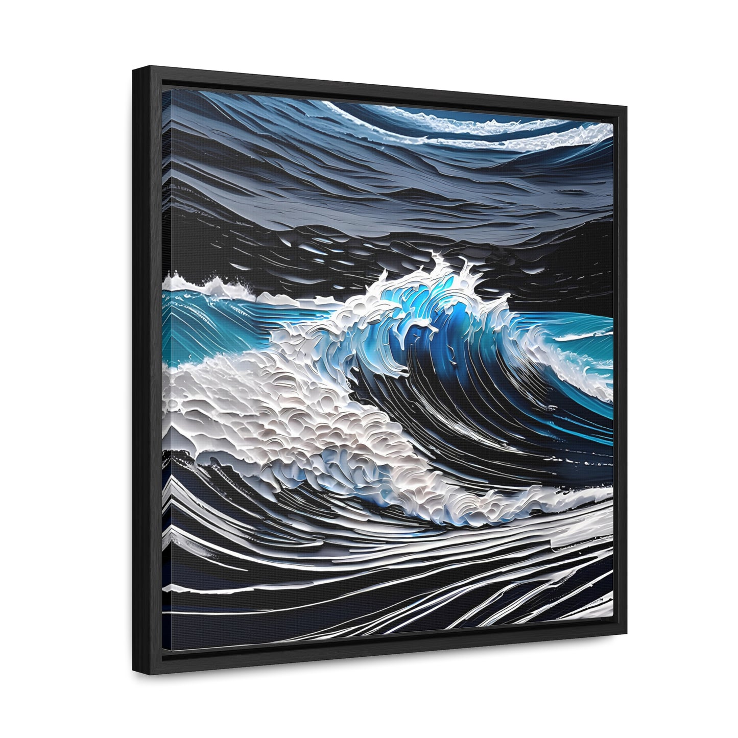 Rough waters framed Canvas Gallery Wrap canvas