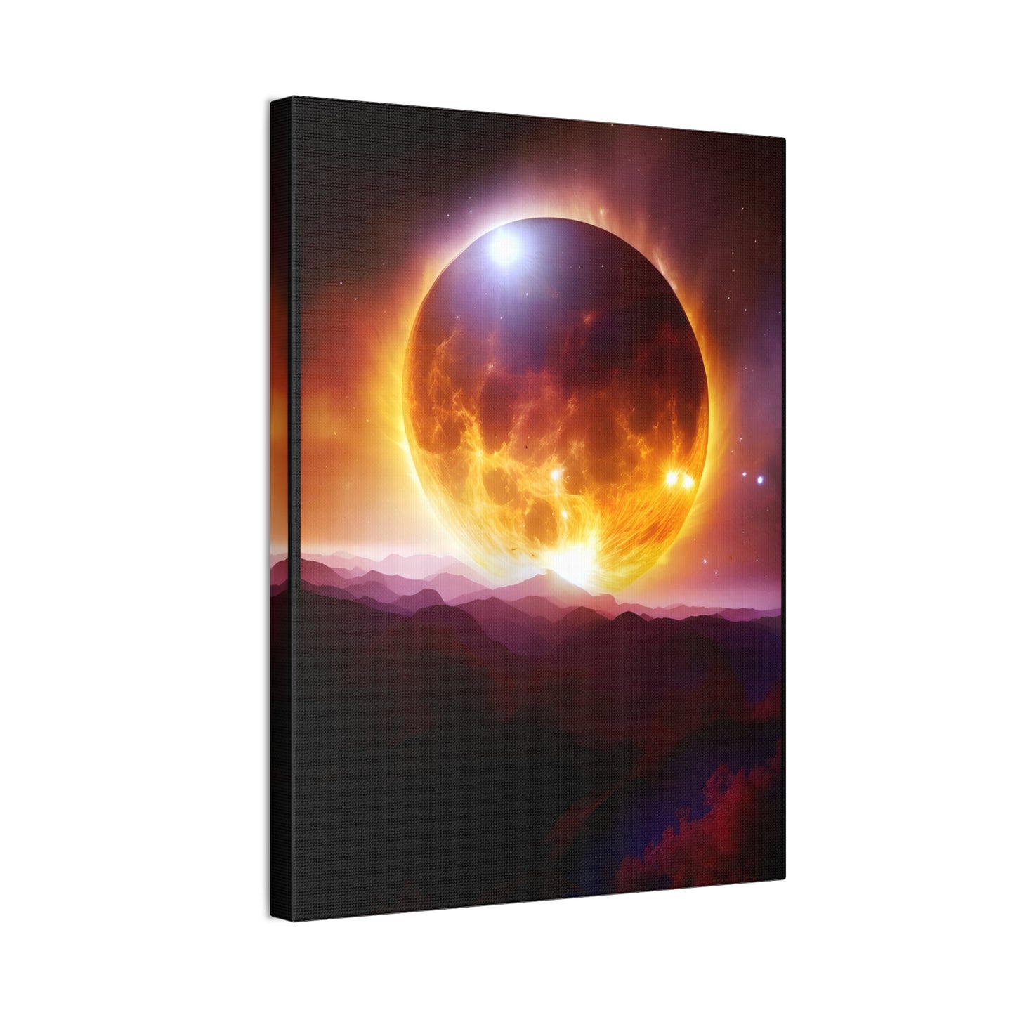 Total eclipse Canvas Stretched, 0.75"