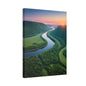 Mississippi River Valley Canvas Stretched, 0.75"