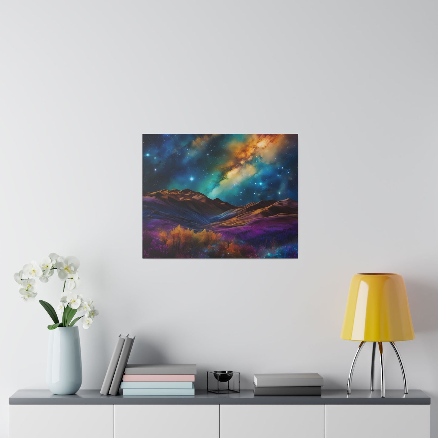 Alcohol ink starry scapes Matte Canvas, Stretched, 0.75"