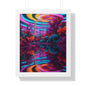 Psychedelic lobby Framed Vertical Poster