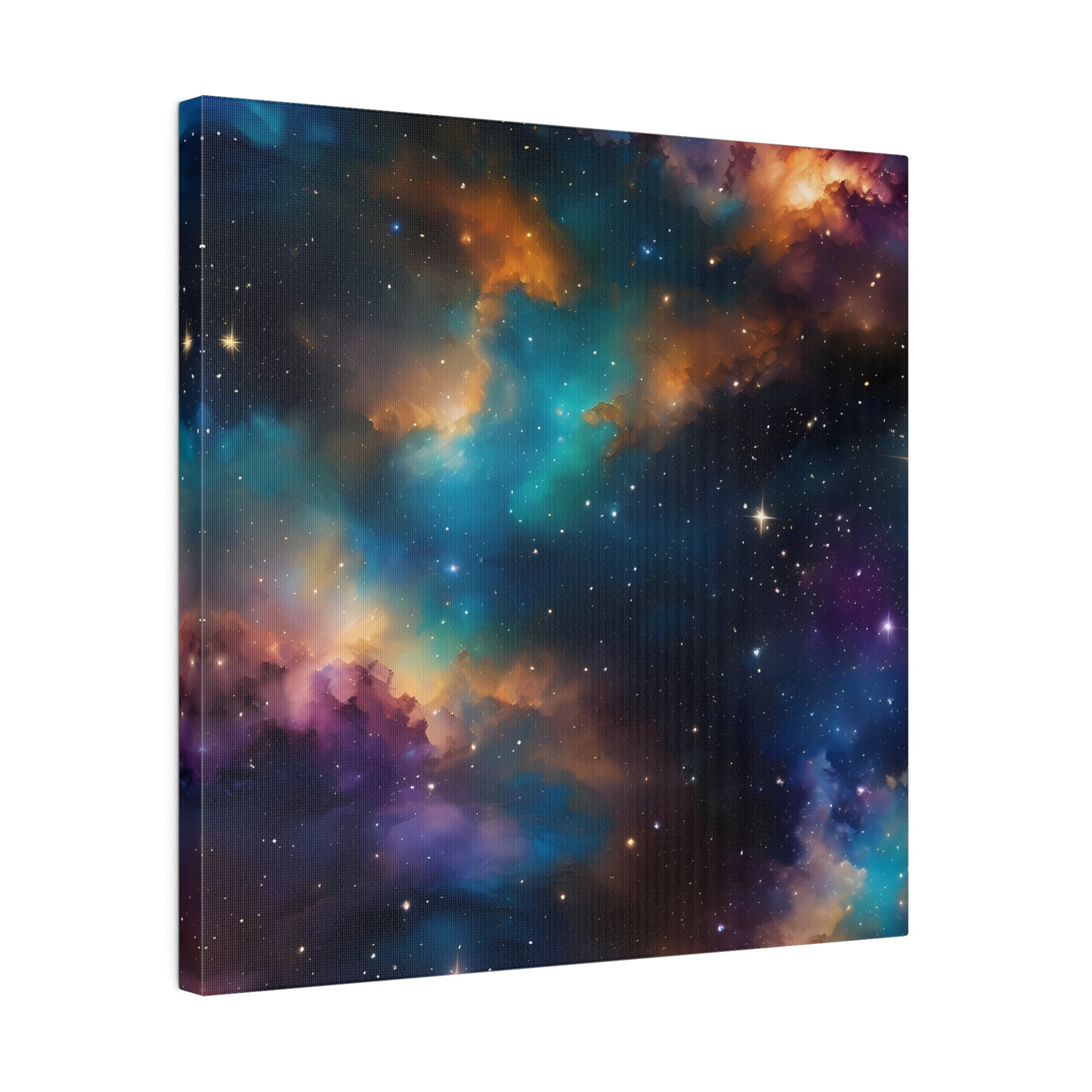 Alcohol ink Galaxy Matte Canvas, Stretched, 0.75"