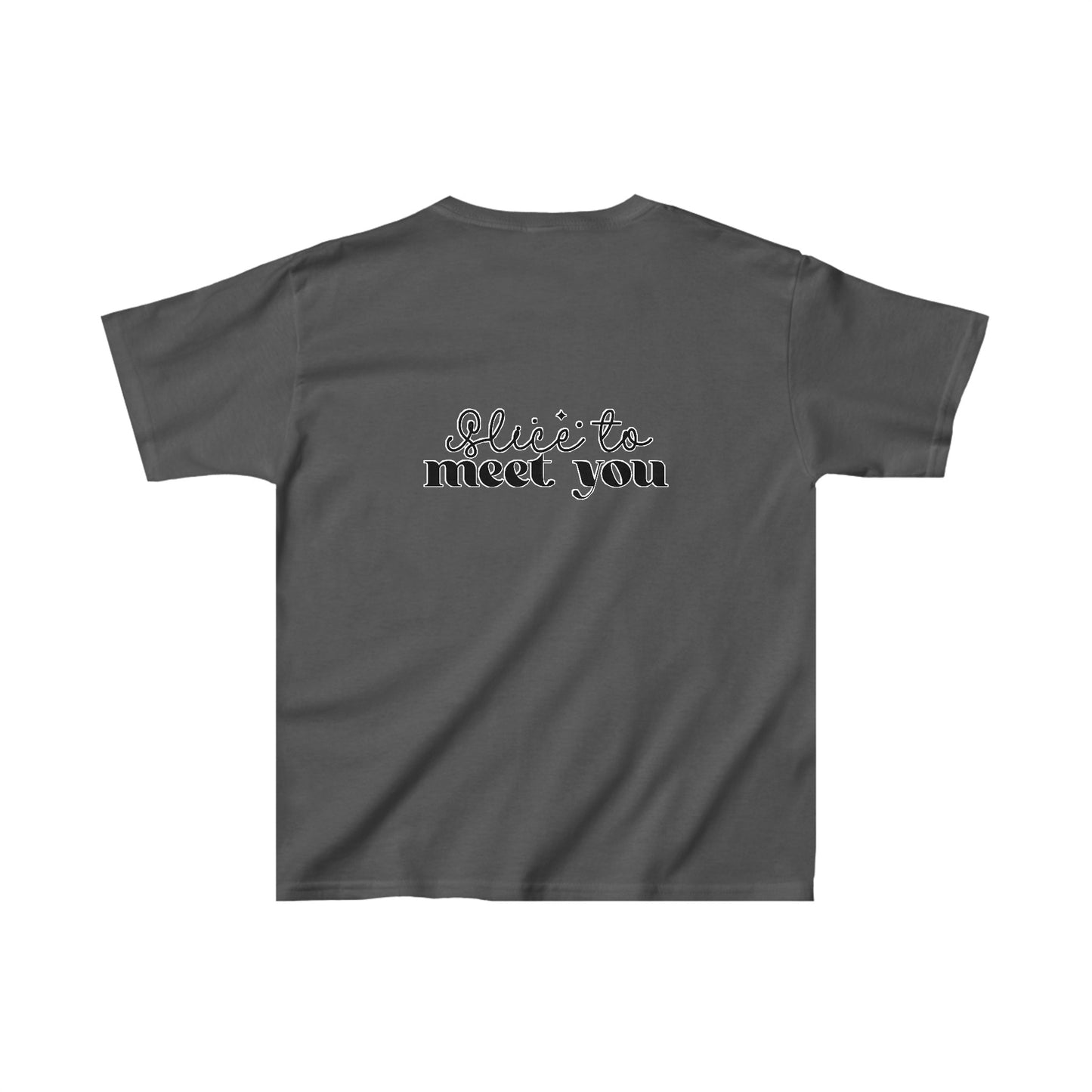 Powered by pizza Kids Heavy Cotton™ Tee