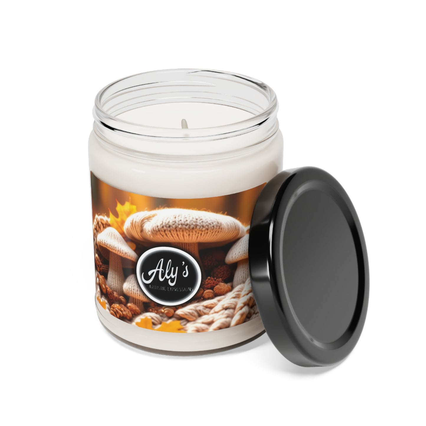 Cozy logo Scented Soy Candle, 9oz