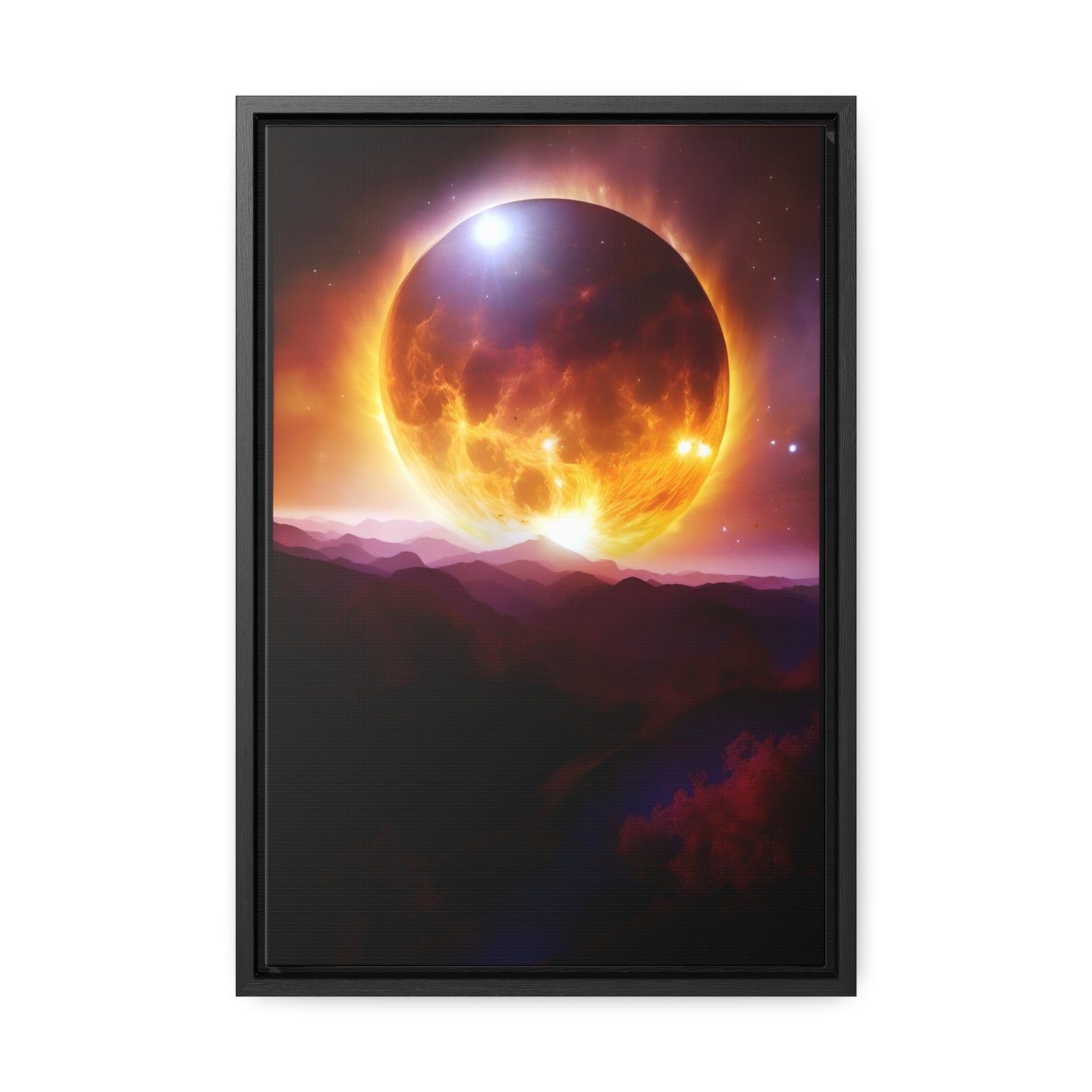 Eclipse Matte Canvas, Stretched, 0.75"