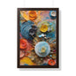 Paper flowers 4 Framed Vertical Poster