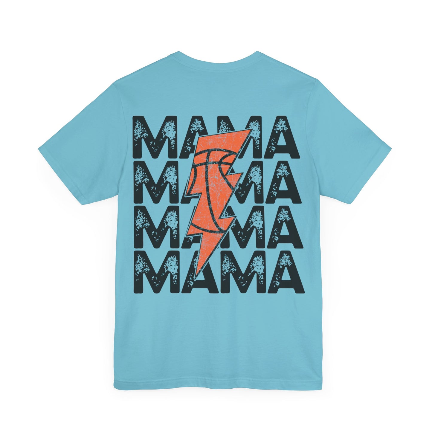 Distressed football mama Unisex Jersey Short Sleeve Tee