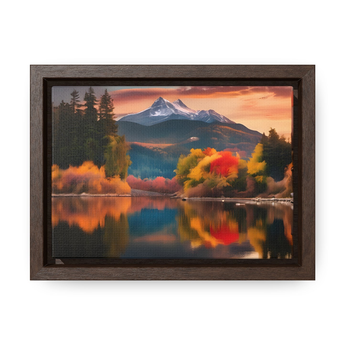 Scenic Mountain View.Gallery Canvas Wraps, Horizontal Frame