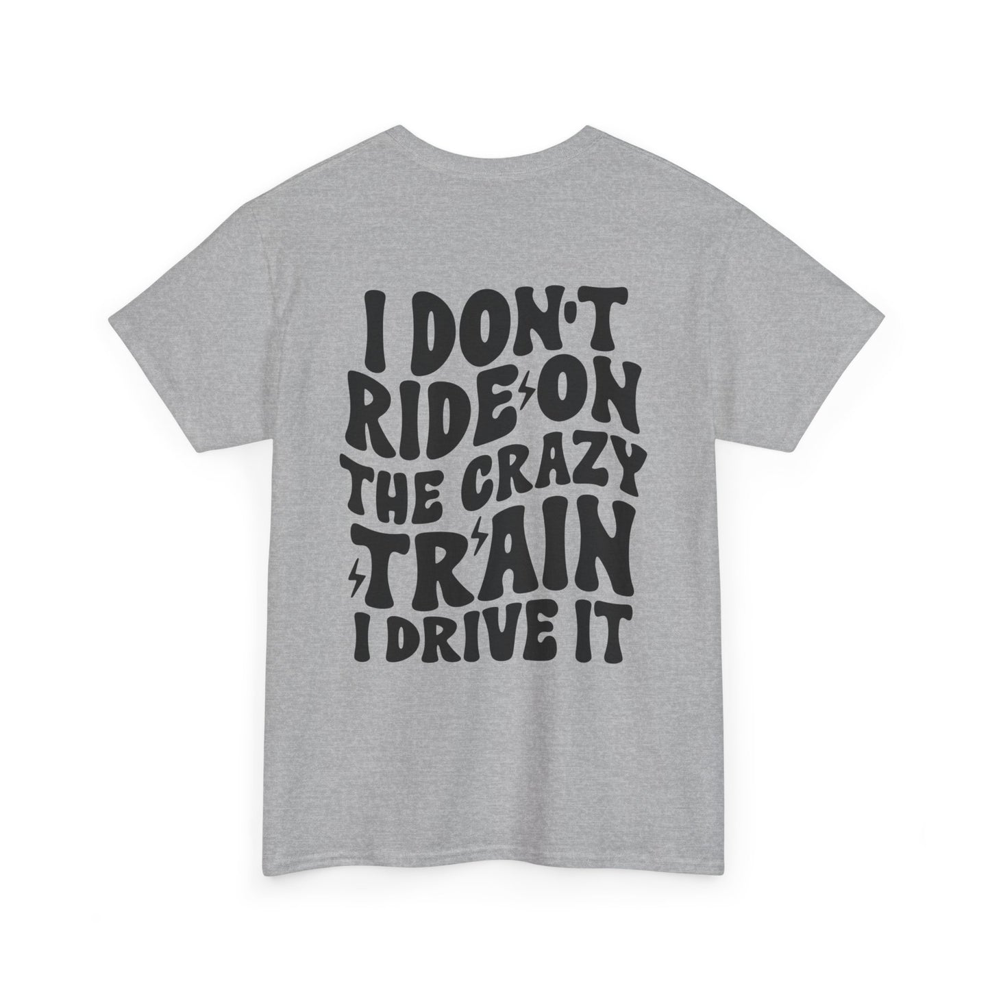 Crazy Train Unisex Heavy Cotton Tee