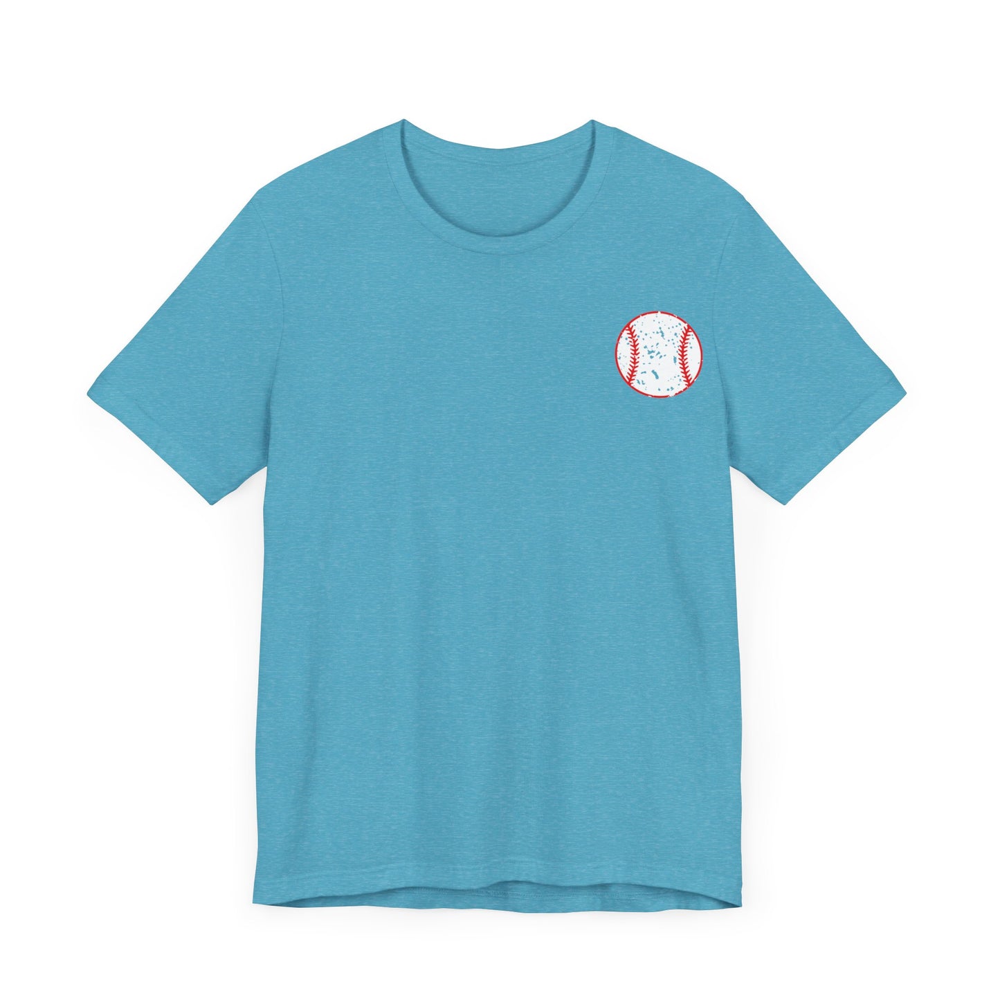 Distressed baseball mama Unisex Jersey Short Sleeve Tee