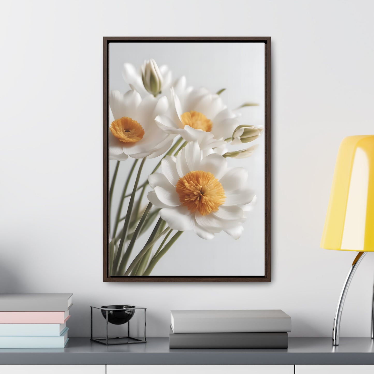 Daisy Gallery Canvas Wraps, Vertical Frame