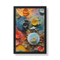 Paper flowers 4 Framed Vertical Poster