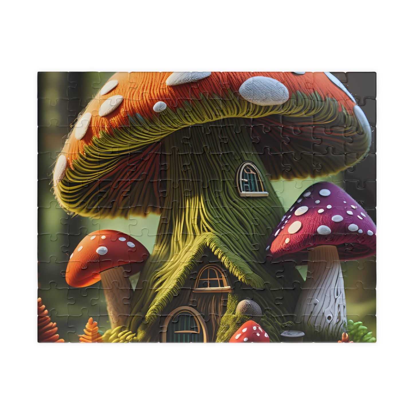 Mushroom cottage Puzzle (110, 252, 520, 1014-piece)