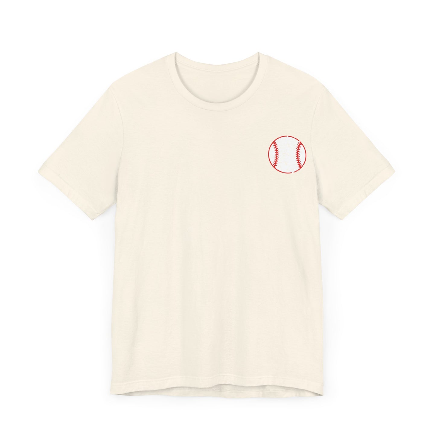 Distressed baseball mama Unisex Jersey Short Sleeve Tee