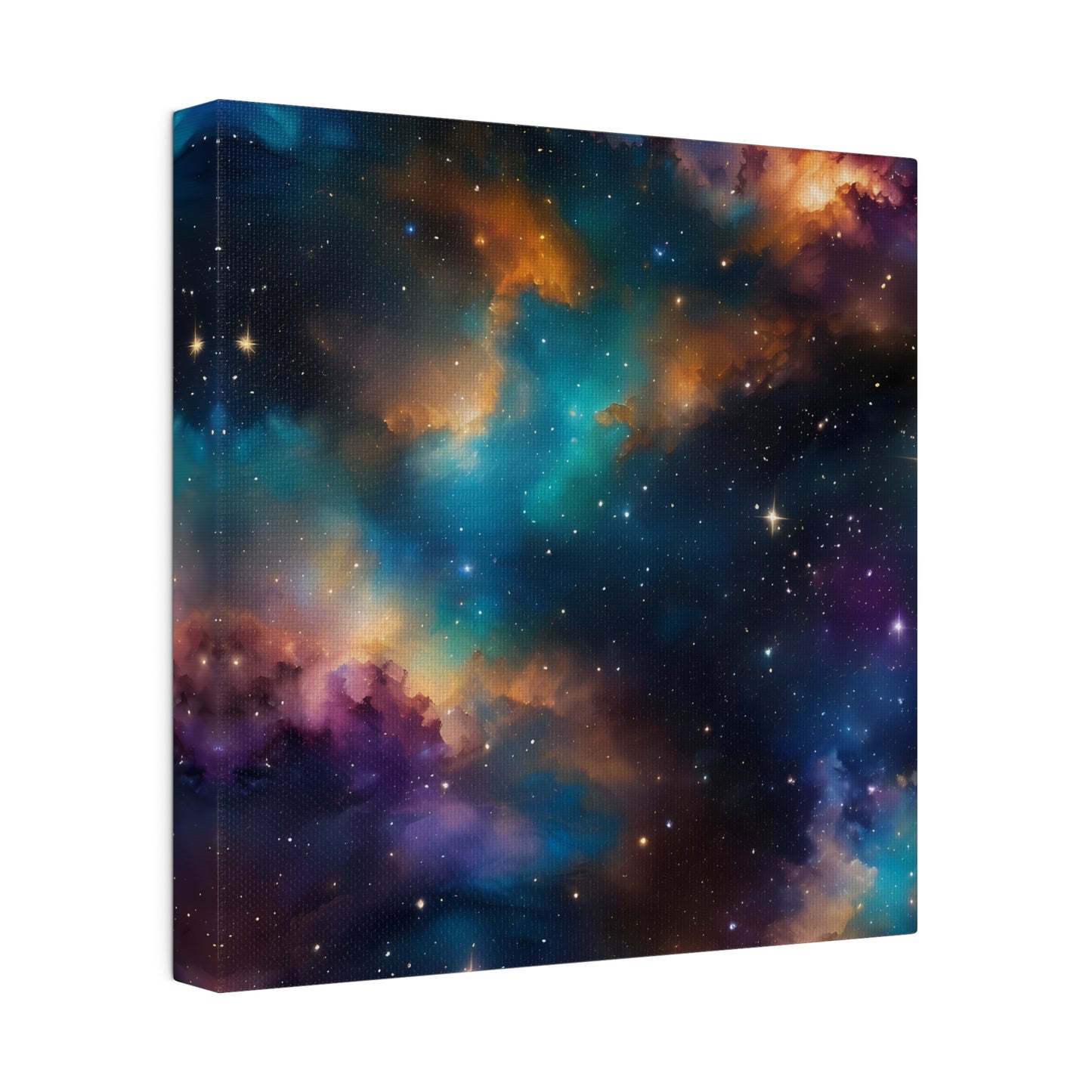 Alcohol ink Galaxy Matte Canvas, Stretched, 0.75"