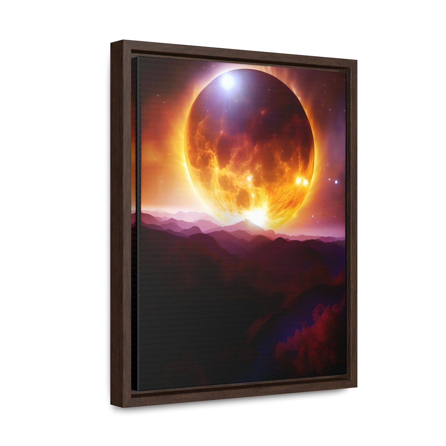 Eclipse Matte Canvas, Stretched, 0.75"