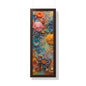 Paper pastel flowers 3 Framed Vertical Poster