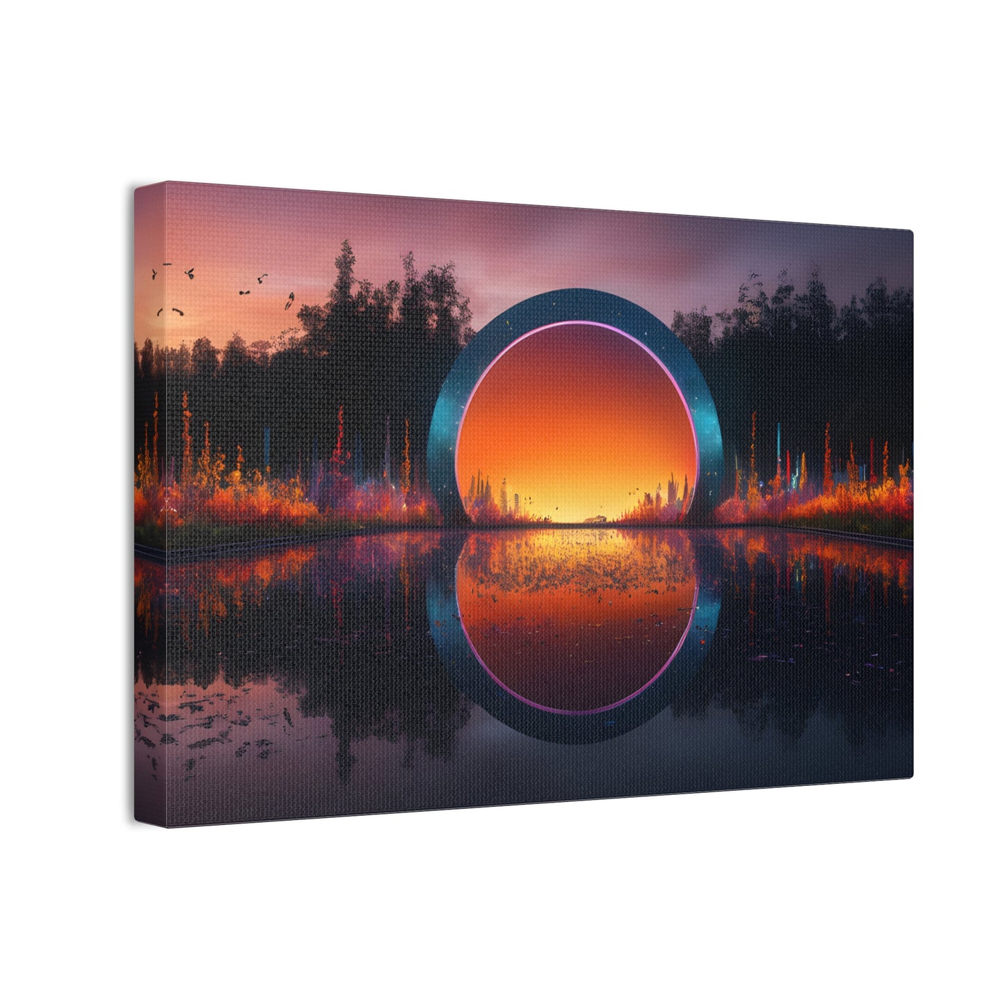 surreal garden vibes Canvas Stretched, 0.75"