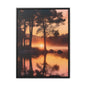 Lake sunset Gallery Canvas Wraps, Vertical Frame