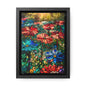 Stained glass garden Gallery Canvas Wraps, Vertical Frame