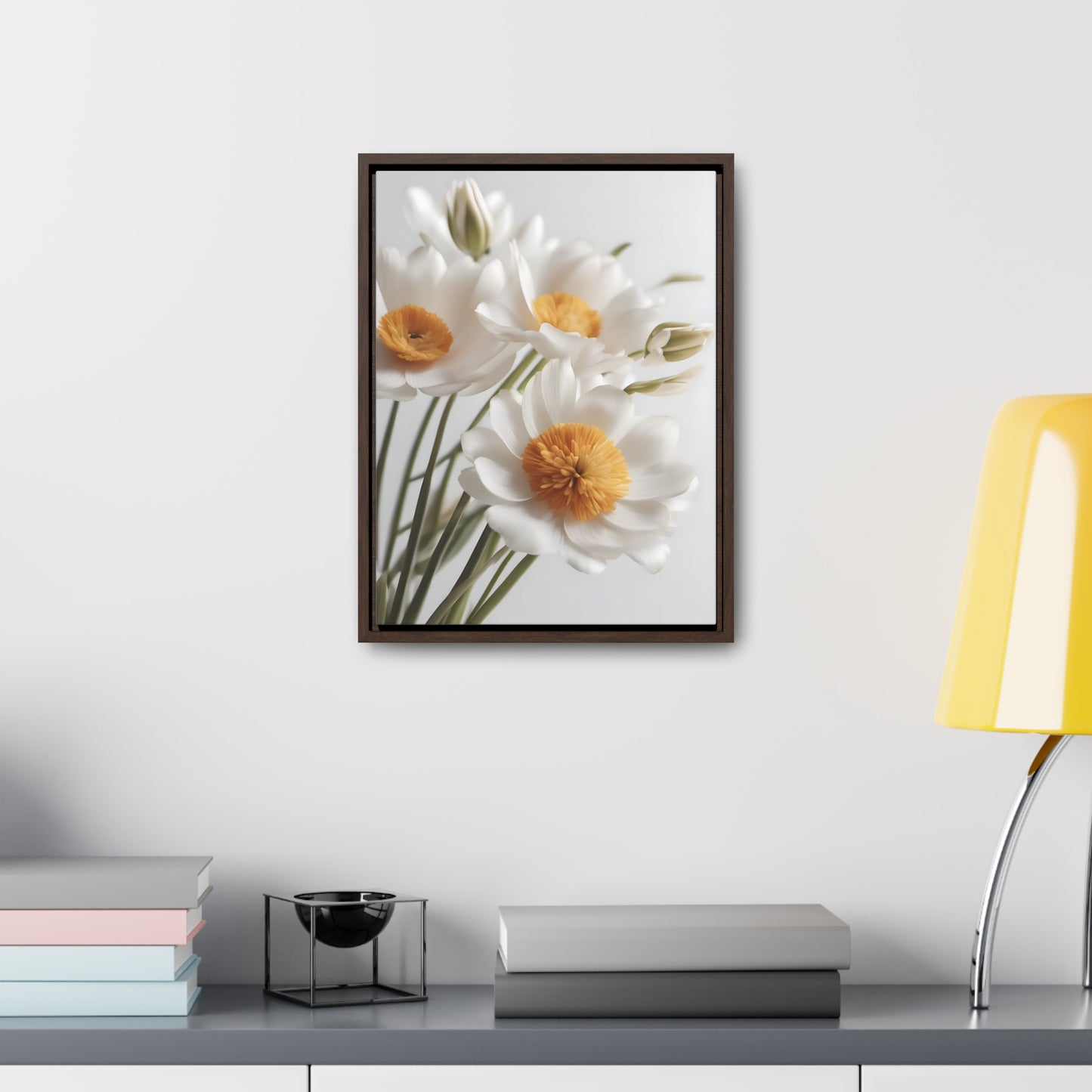 Daisy Gallery Canvas Wraps, Vertical Frame