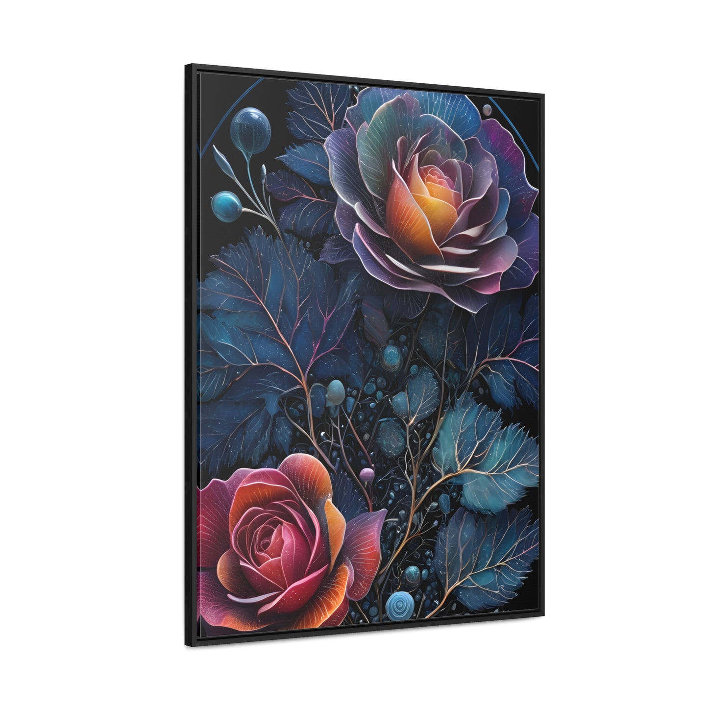 Rosey escapes Gallery Canvas Wraps, Vertical Frame