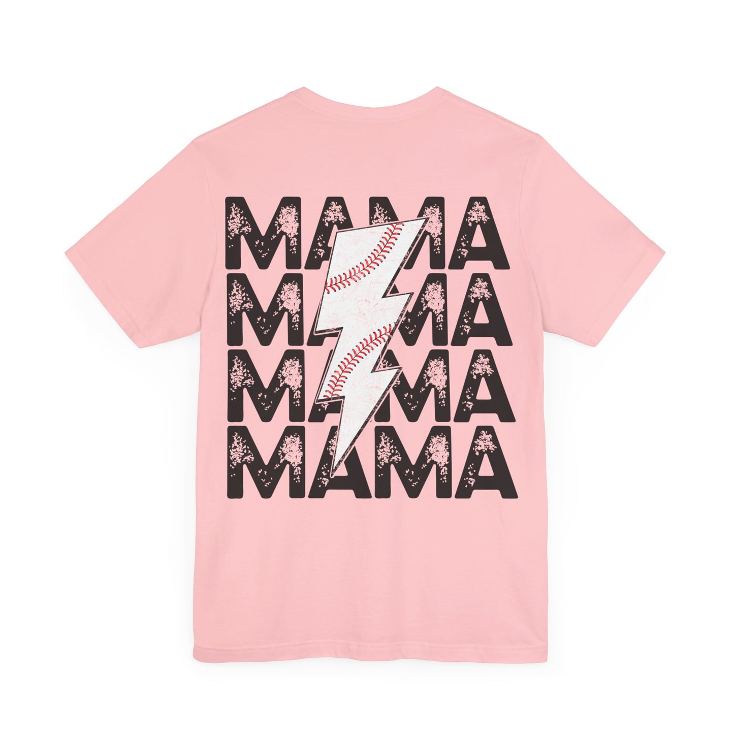 Distressed baseball mama Unisex Jersey Short Sleeve Tee