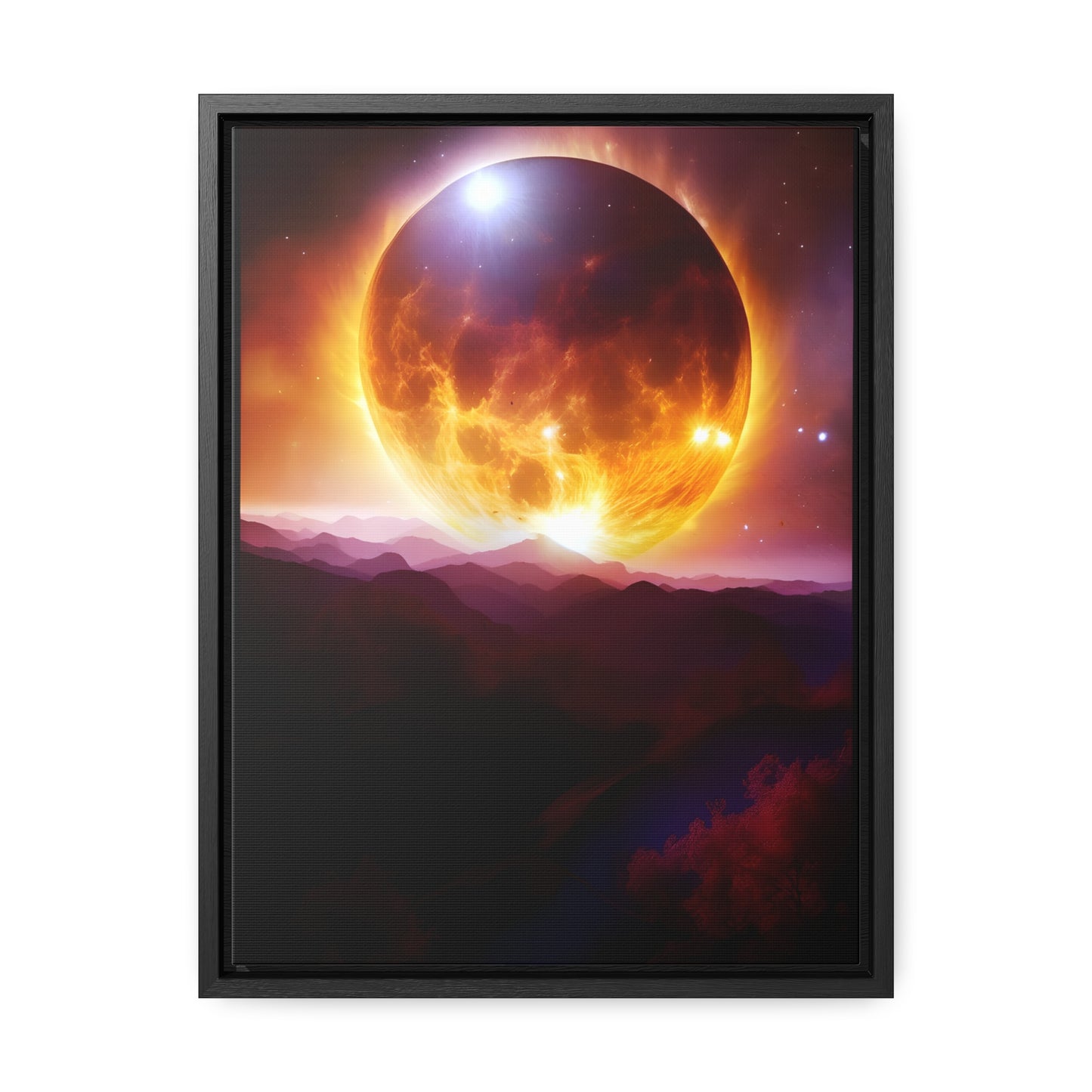 Eclipse Matte Canvas, Stretched, 0.75"