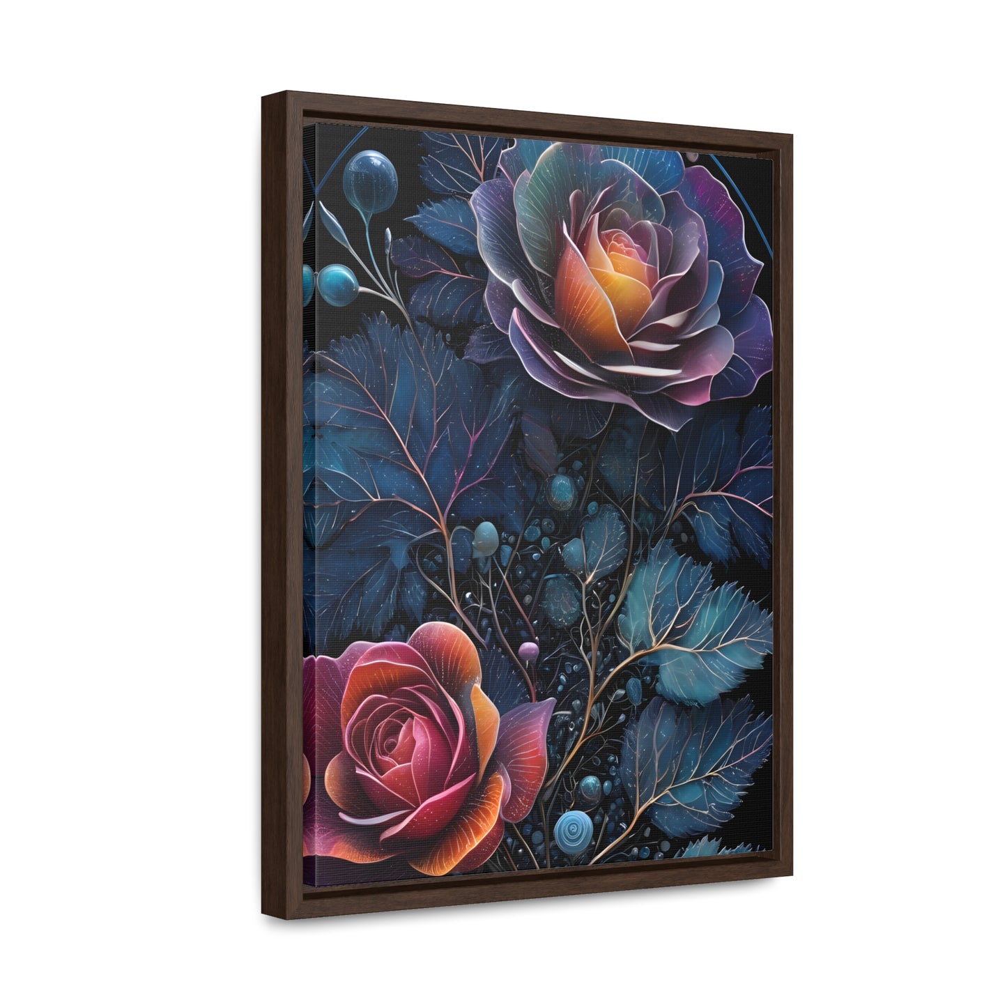 Rosey escapes Gallery Canvas Wraps, Vertical Frame