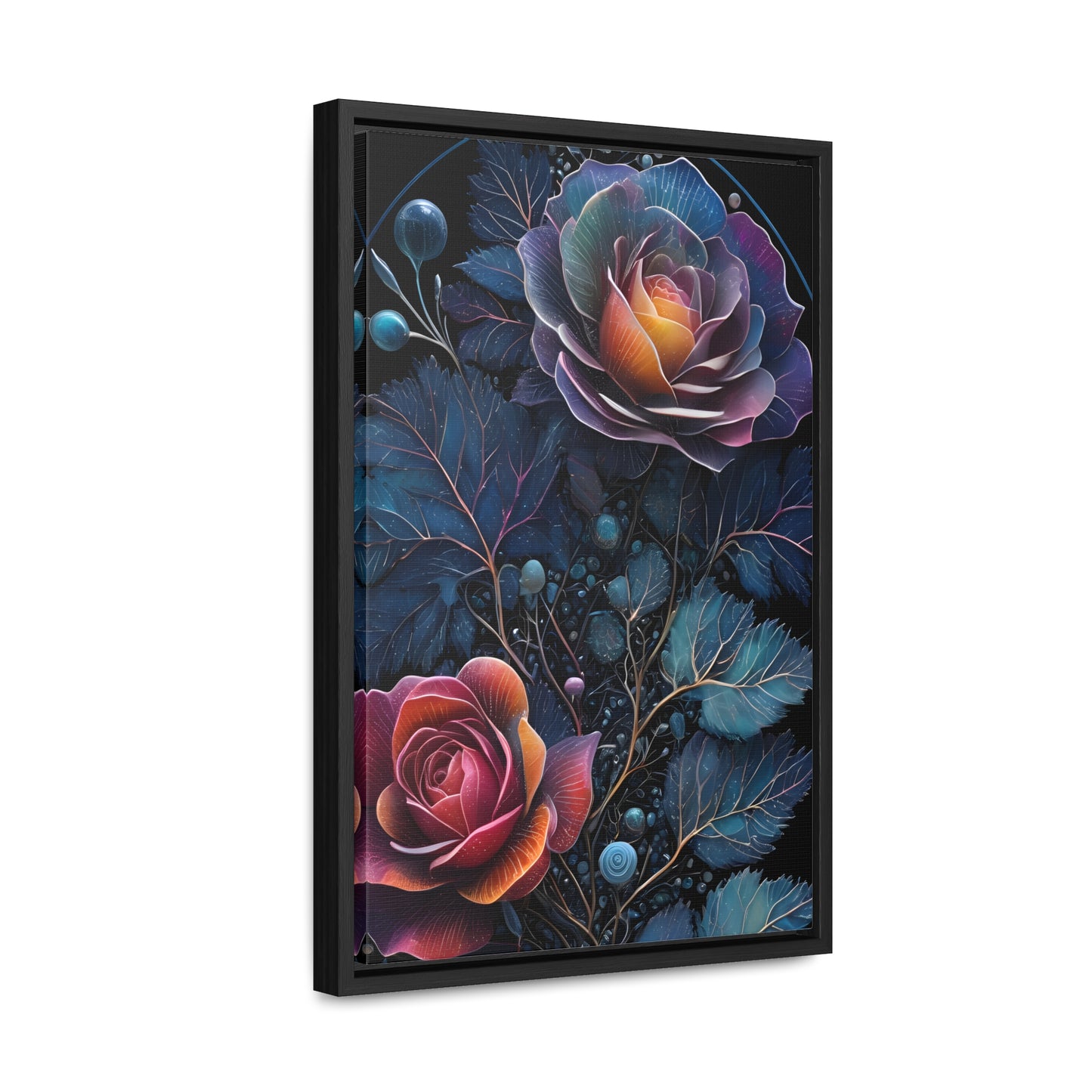 Rosey escapes Gallery Canvas Wraps, Vertical Frame