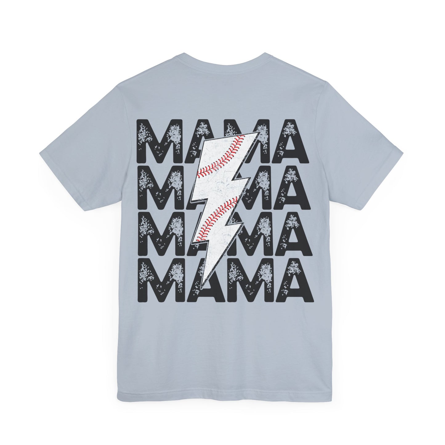 Distressed baseball mama Unisex Jersey Short Sleeve Tee