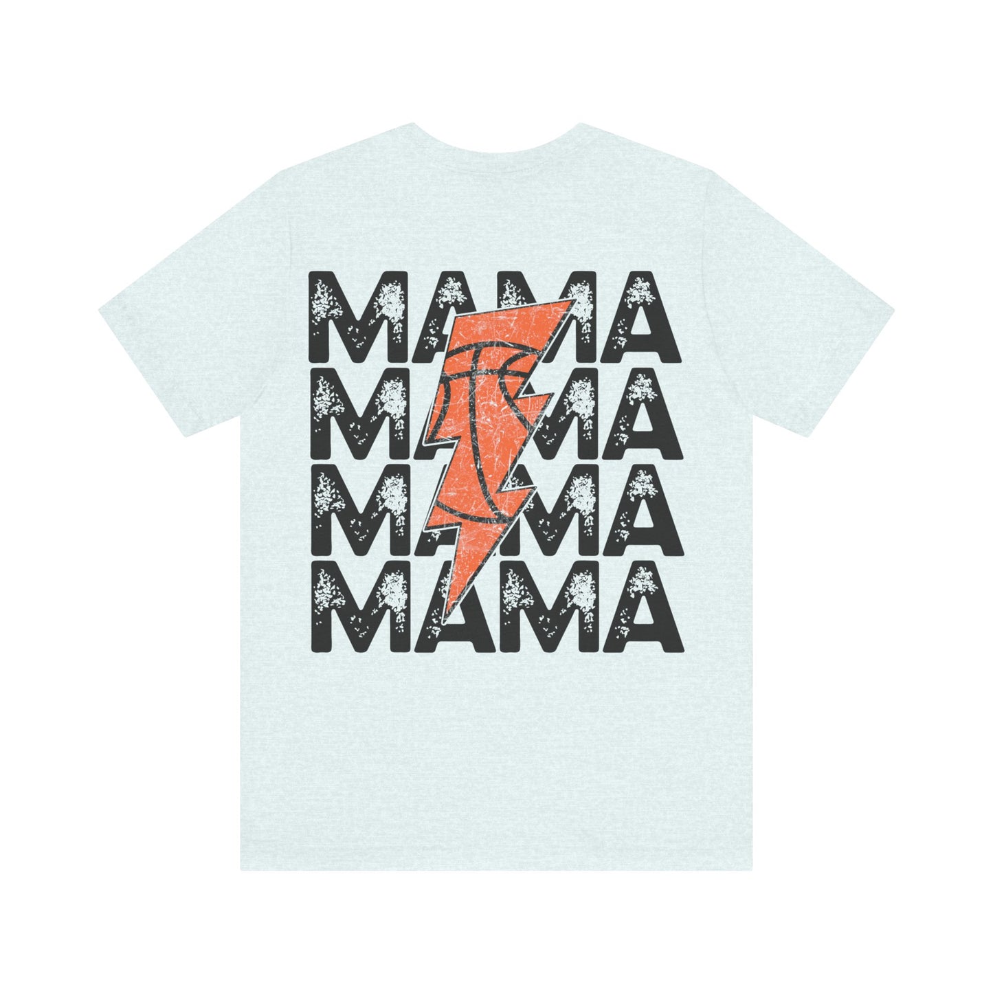 Distressed football mama Unisex Jersey Short Sleeve Tee